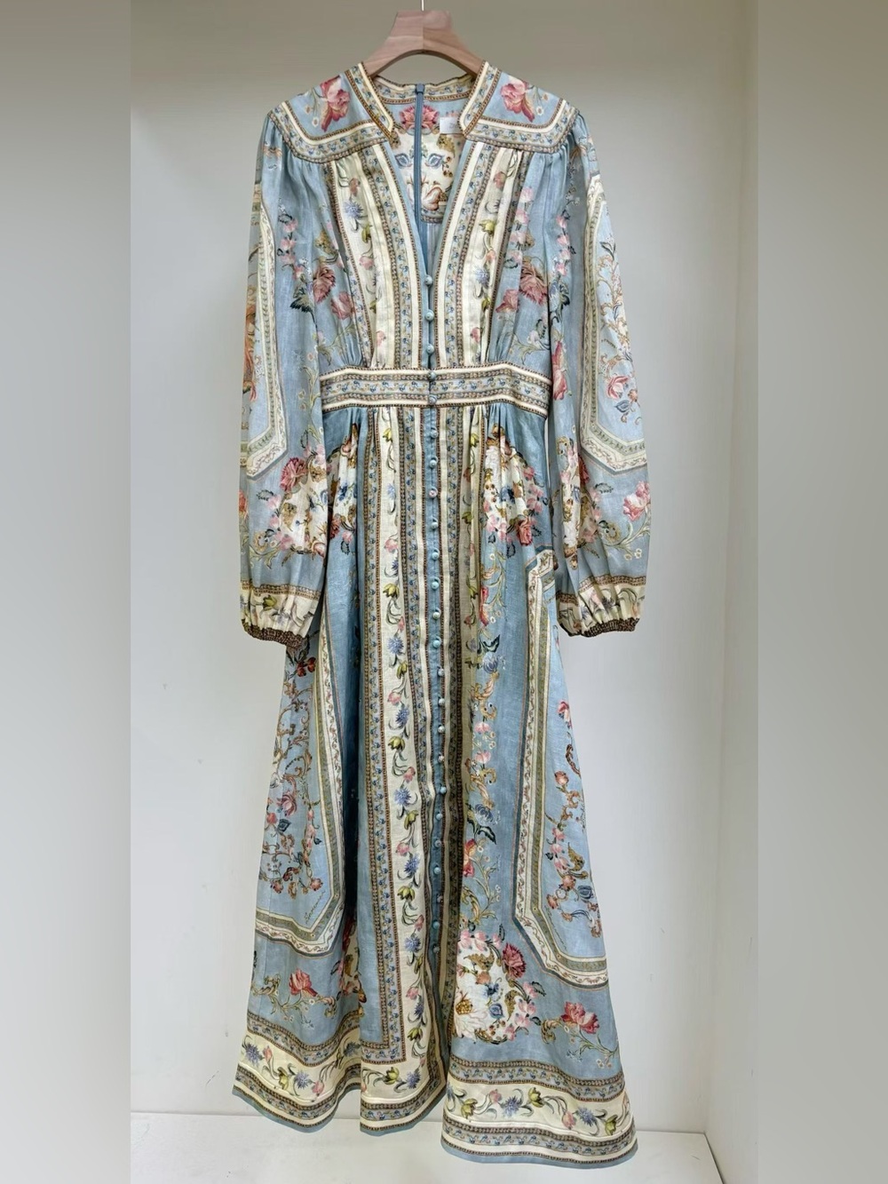 Zimmermann Roselight floral linen midi dress - Picture 14 of 16